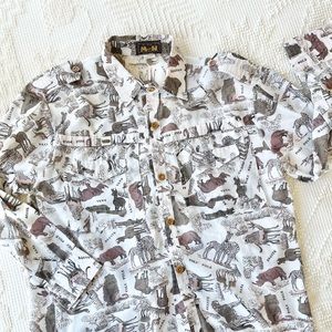 Vintage Safari Buttondown